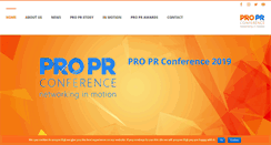 Desktop Screenshot of pro-pr.com